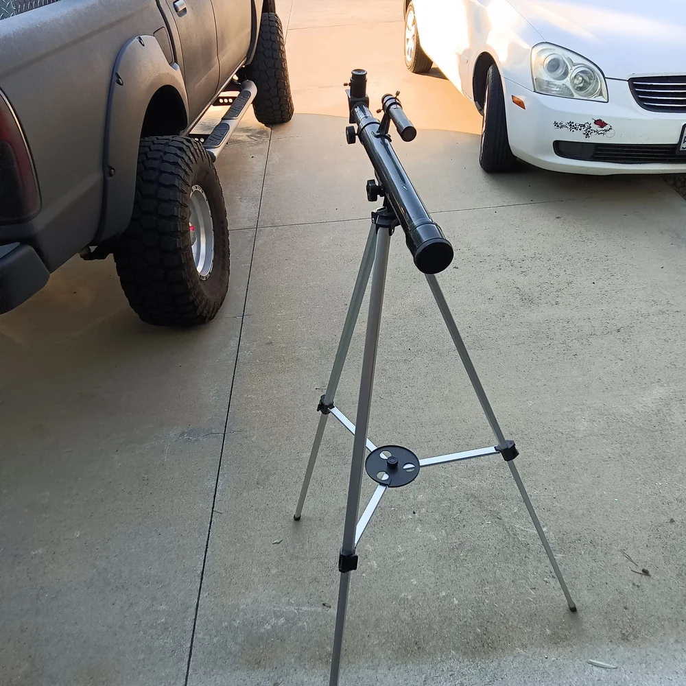 Celestron PowerSeeker 50AZ telescope.